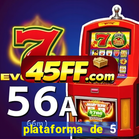 plataforma de 5 reais fortune tiger